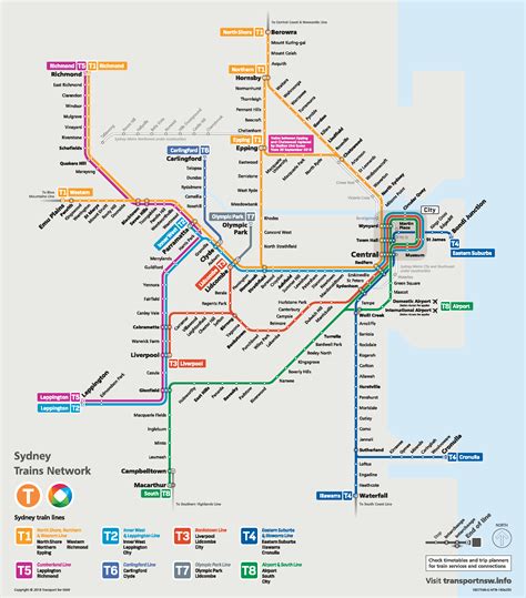 sydney trains map
